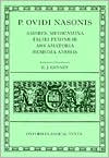 Amores, Medicamina Faciei Femineae, Ars Amatoria, Remedia Amoris
