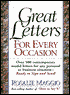 Consumer Letter Book