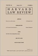 Harvard Law Review by Harvard Law Review: NOOK Book Cover