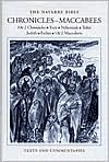 The Navarre Bible - Chronicles to Maccabees
