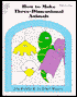 How to Make Three-Dimensional Animals by Joy Evans: Book Cover