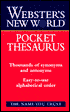 Webster's New World Pocket Thesaurus