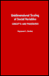 Unidimensional Scaling of Social Variables: Concepts and Procedures