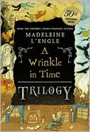 A Wrinkle in Time Trilogy by Madeleine L'Engle: Book Cover