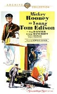 Young Tom Edison with Mickey Rooney