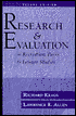 Research and Evaluation in Recreation, Parks and Leisure Studies
