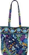 Vera Bradley Midnight Blues Fabric Tote 15" x 13" by Barnes & Noble: Product Image