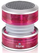 iHome iHM60 2.0 Rechargable Mini Speaker - Pink by iHome: Product Image