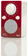 Tivoli Audio Portable Bluetooth AM/FM Radio - White/Red Gloss by Tivoli Audio: Product Image