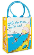 Dr. Seuss Oh, the Places You'll Go! Small Shopper Tote by Vandor LLC: Product Image