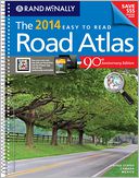 2014 Midsize Easy to Read Road atlas by Rand McNally: Book Cover
