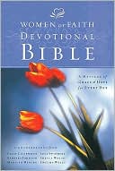 Women of Faith Devotional Bible: New King James Version (NKJV), navy blue bonded leather, silver-gilded edging