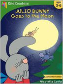 Julio Bunny Goes to the Moon by Nicoletta Costa: NOOK Kids Read to Me Cover