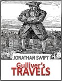Gulliver's Travels by Jonathan Swift: NOOK Book Cover
