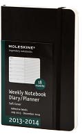 2014 18 Month Planner - Weekly Notebook - Large - Black - Soft Cover by Moleskine: Calendar Cover