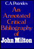 An Annotated Critical Bibliography of Milton