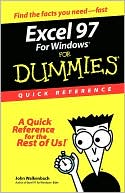 Excel 97 For Windows For Dummies: Quick Reference