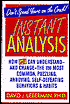 Instant Analysis