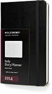 2014 12 Month Planner - Daily - Large - Black - Hard Cover by Moleskine: Calendar Cover