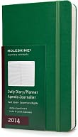 2014 12 Month Planner - Daily - Large - Oxide Green - Hard Cover by Moleskine: Calendar Cover