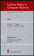Algorithms: International Symposium SIGAL '90, Tokyo, Japan, August 16-18, 1990 Proceedings