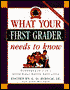 What Your First Grader Needs to Know: Fundamentals of a Good First-Grade Education