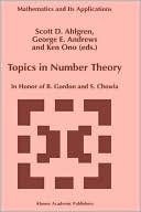 Topics in Number Theory: In Honor of B. Gordon and S. Chowla