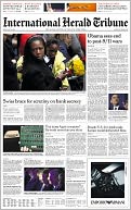 The International Herald Tribune by The New York Times Company: NOOK Newspaper Cover
