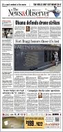 The News & Observer by The McClatchy Company: NOOK Newspaper Cover