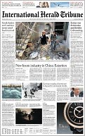 The International Herald Tribune by The New York Times Company: NOOK Newspaper Cover