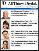 All Things Digital by Dow Jones & Co.: NOOK Newspaper Cover