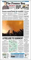 Fresno Bee by The McClatchy Company: NOOK Newspaper Cover