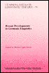 Recent Developments in Germanic Linguistics