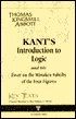 Kant's Introduction to Logic and His Essay on the Mistaken Subtilty of the Figures: 1885 Edition