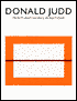 Donald Judd: Prints And Works In Editions