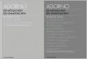 Adorno 1 and 2: The Possibility of the Impossible