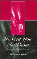 I Need You to Know: Words from the Heart for the One I Love