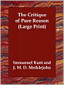 The Critique Of Pure Reason (Large Print)