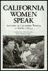 California Women Speak: Speeches of California Women in Public Office