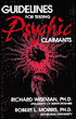 Guidelines for Testing Psychic Claimants