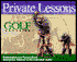 Private Lessons: Customized and Personalized Insturction Tailored to the Individual Golfer