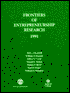 Frontiers of Entrepreneurship Research, 1991: Procedures of the 11th Annual Entrepreneurship Research Conference