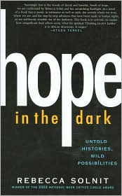 Hope in The Dark by Rebecca Solnit: Book Cover
