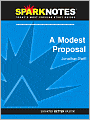 A Modest Proposal (SparkNotes Literature Guide Series)