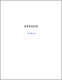 Anthem (SparkNotes Literature Guide Series)