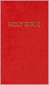 KJV Pew Bible, Revised: King James Version, Red