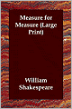 Measure For Measure (Large Print)