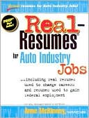 Real Resumes for Auto Industry Jobs