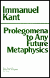 Prolegomena to Any Future Metaphysics That Will Be Able to Come Forward As Science