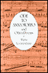 Ode to Anna Moffo and Other Poems